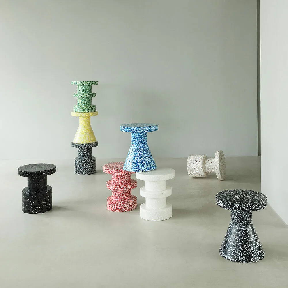 normann copenhagen | bit stool stack | white