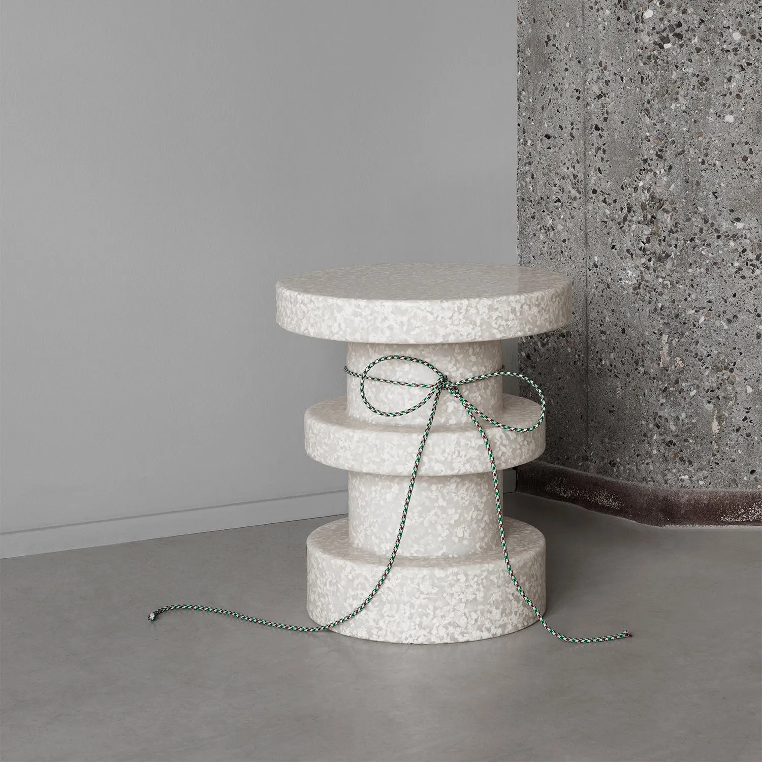 normann copenhagen | bit stool stack | white