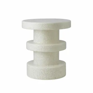 normann copenhagen | bit stool stack | white