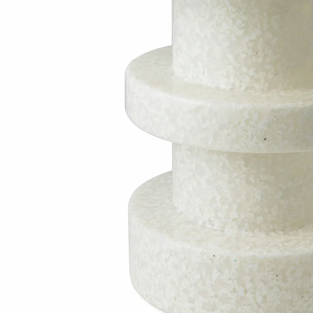 normann copenhagen | bit stool stack | white