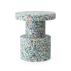 normann copenhagen | bit stool | white   multi