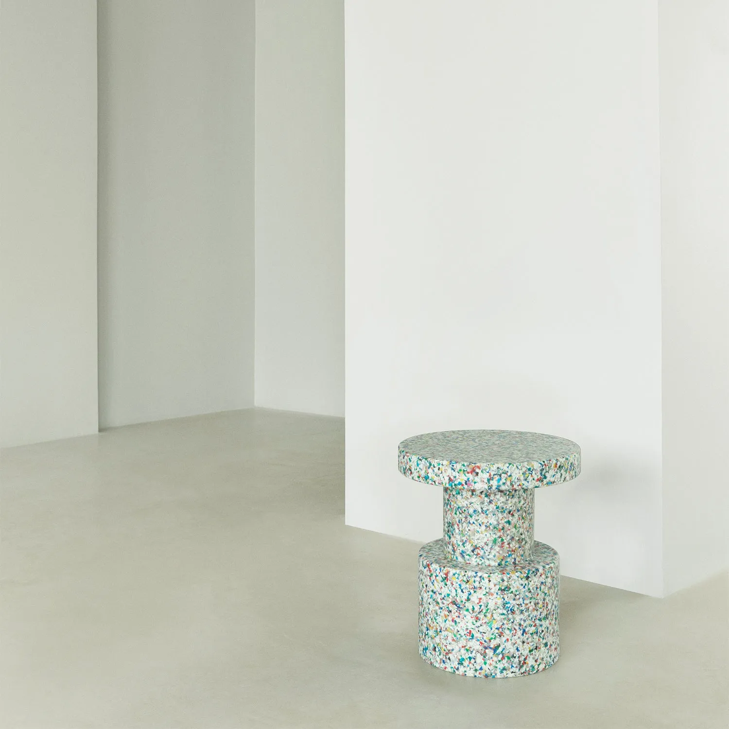 normann copenhagen | bit stool | white   multi