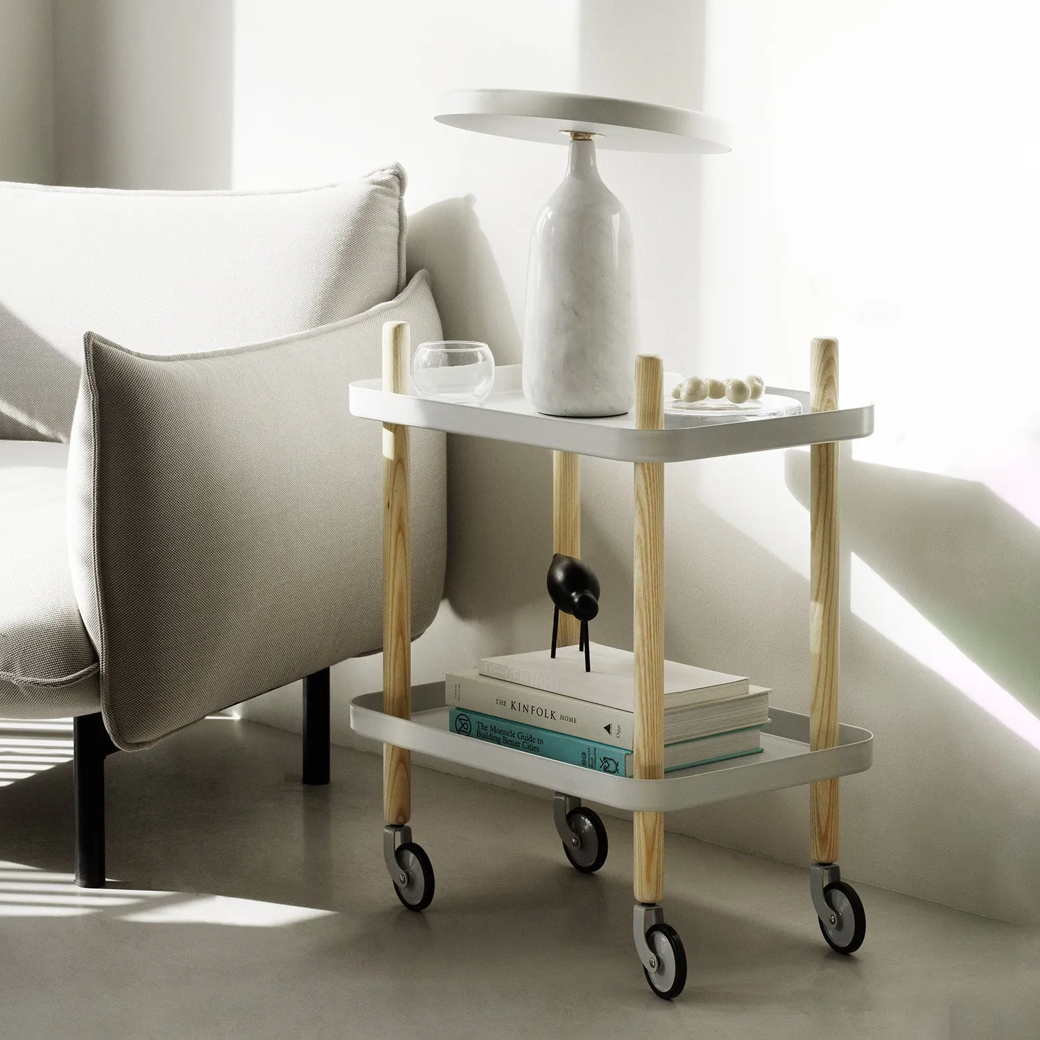 normann copenhagen | block table | light grey