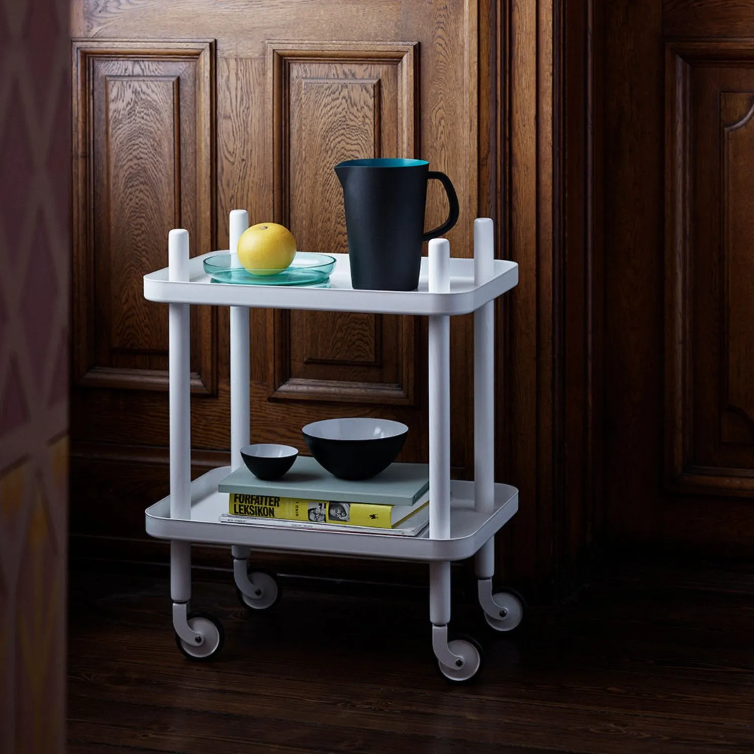 normann copenhagen | block table | white   white