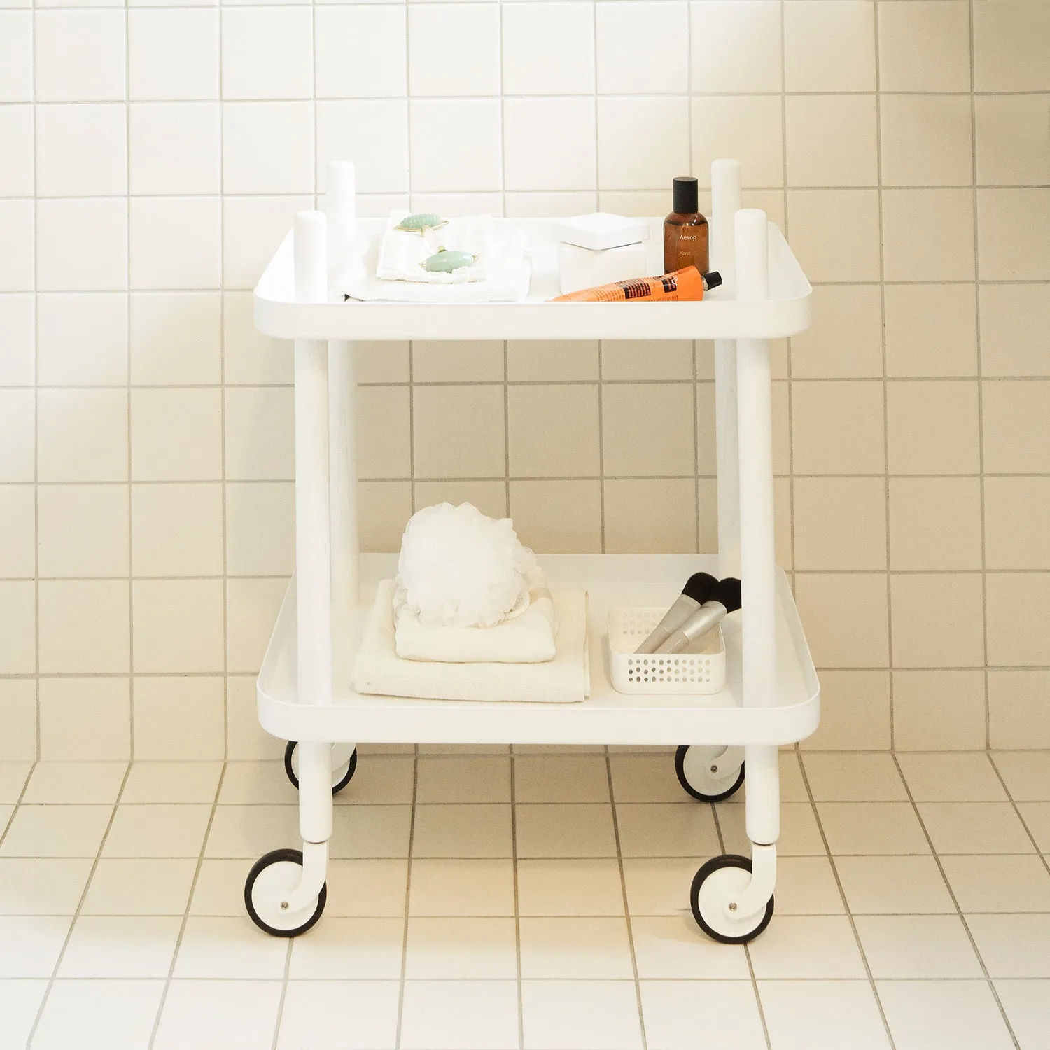 normann copenhagen | block table | white   white