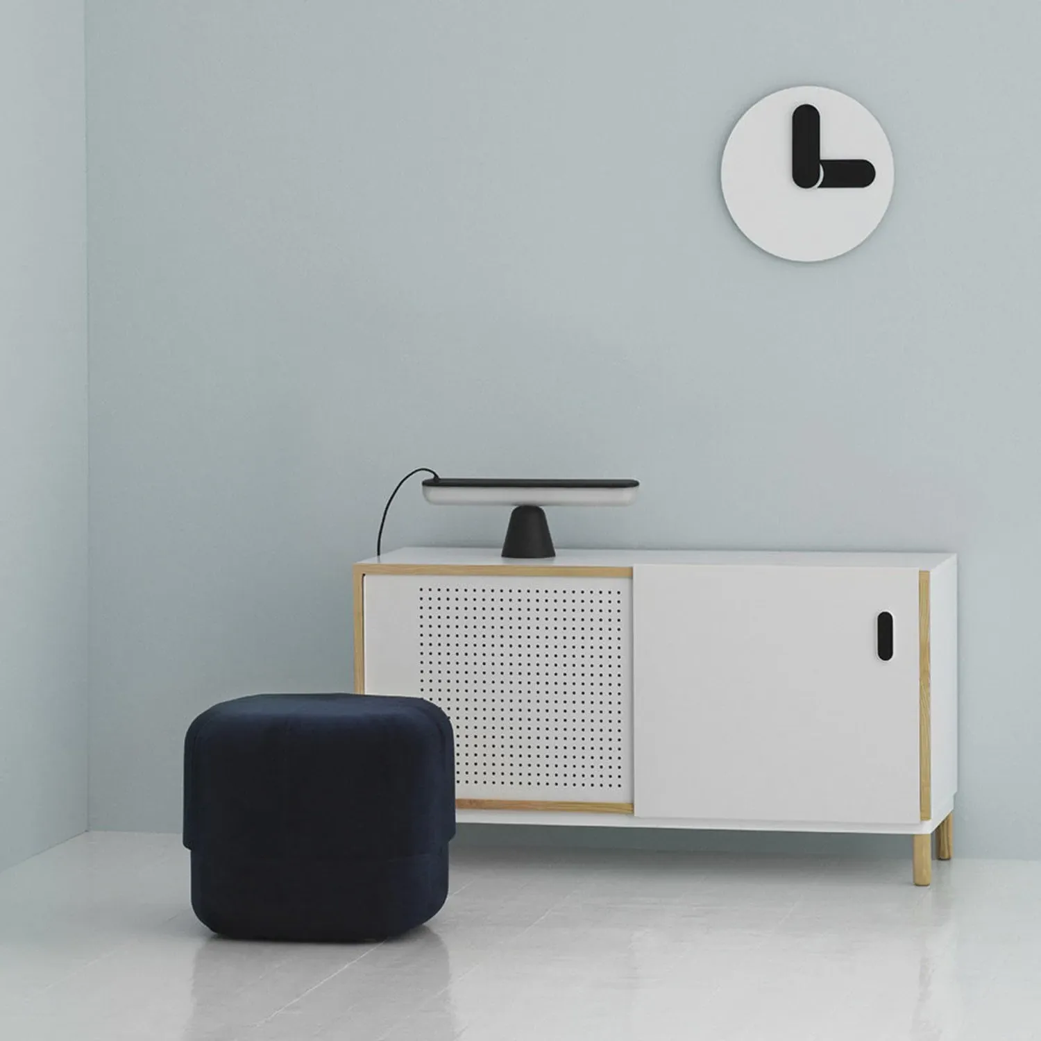 normann copenhagen | circus pouf | dark blue small