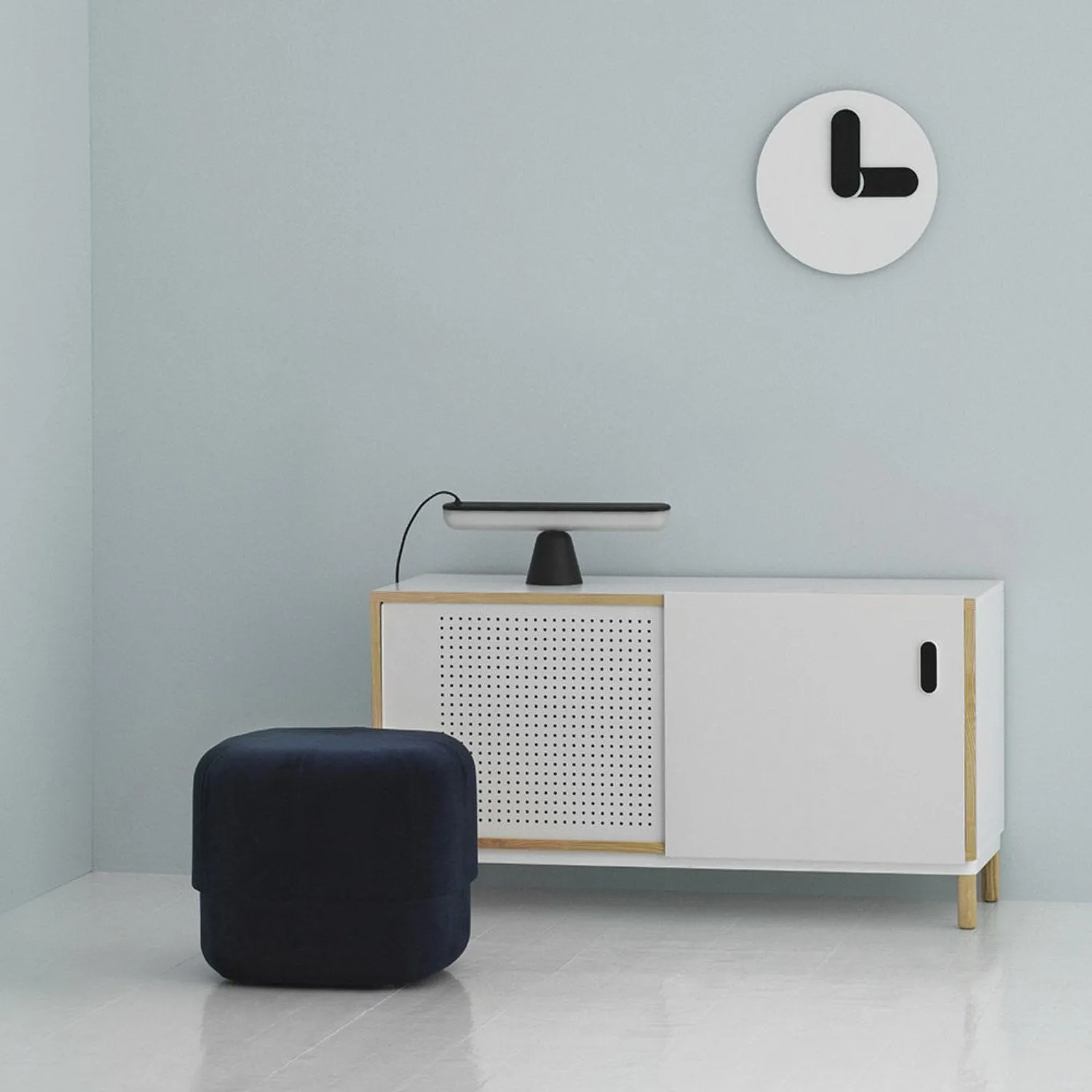 normann copenhagen | circus pouf | dark blue small