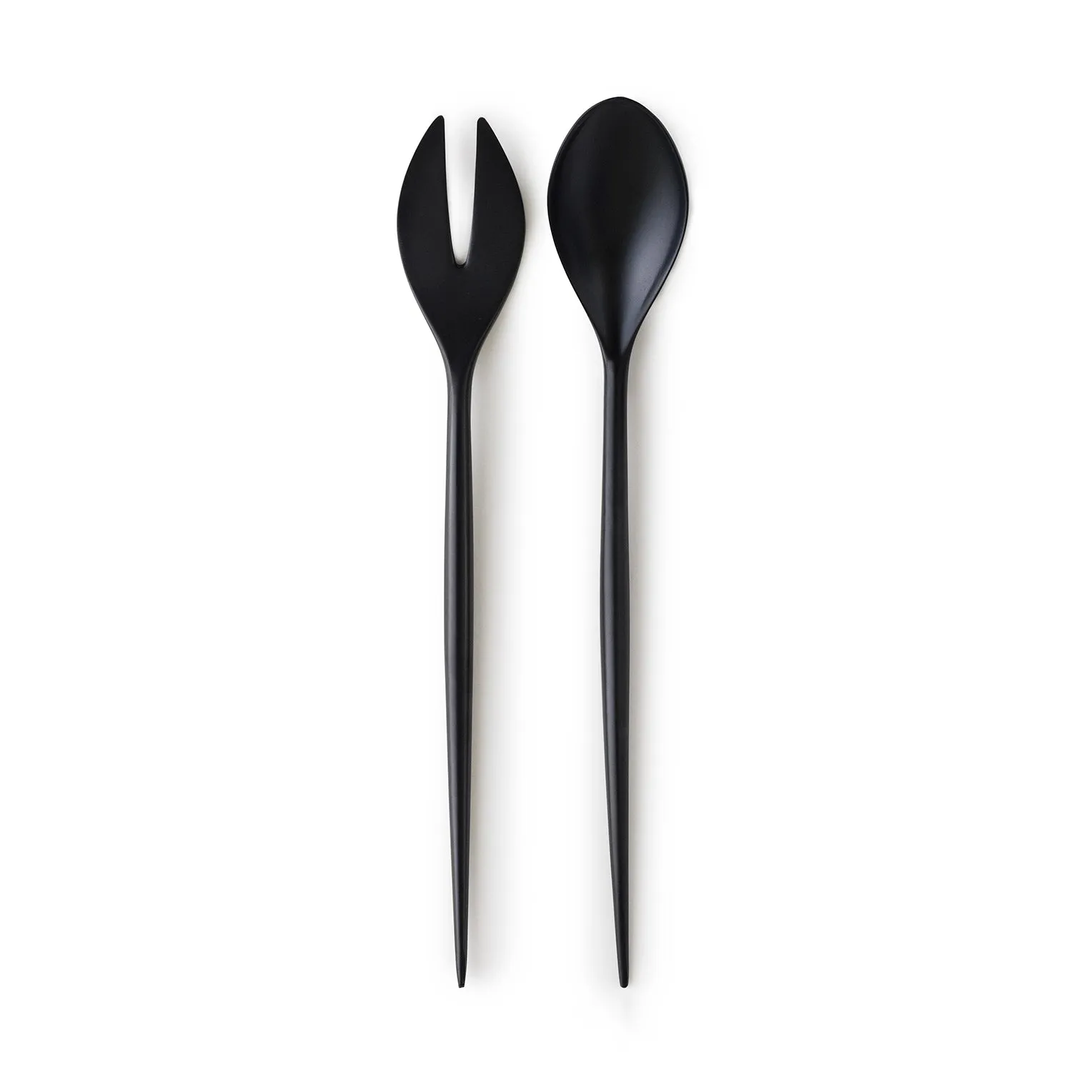 normann copenhagen | krenit salad servers | black
