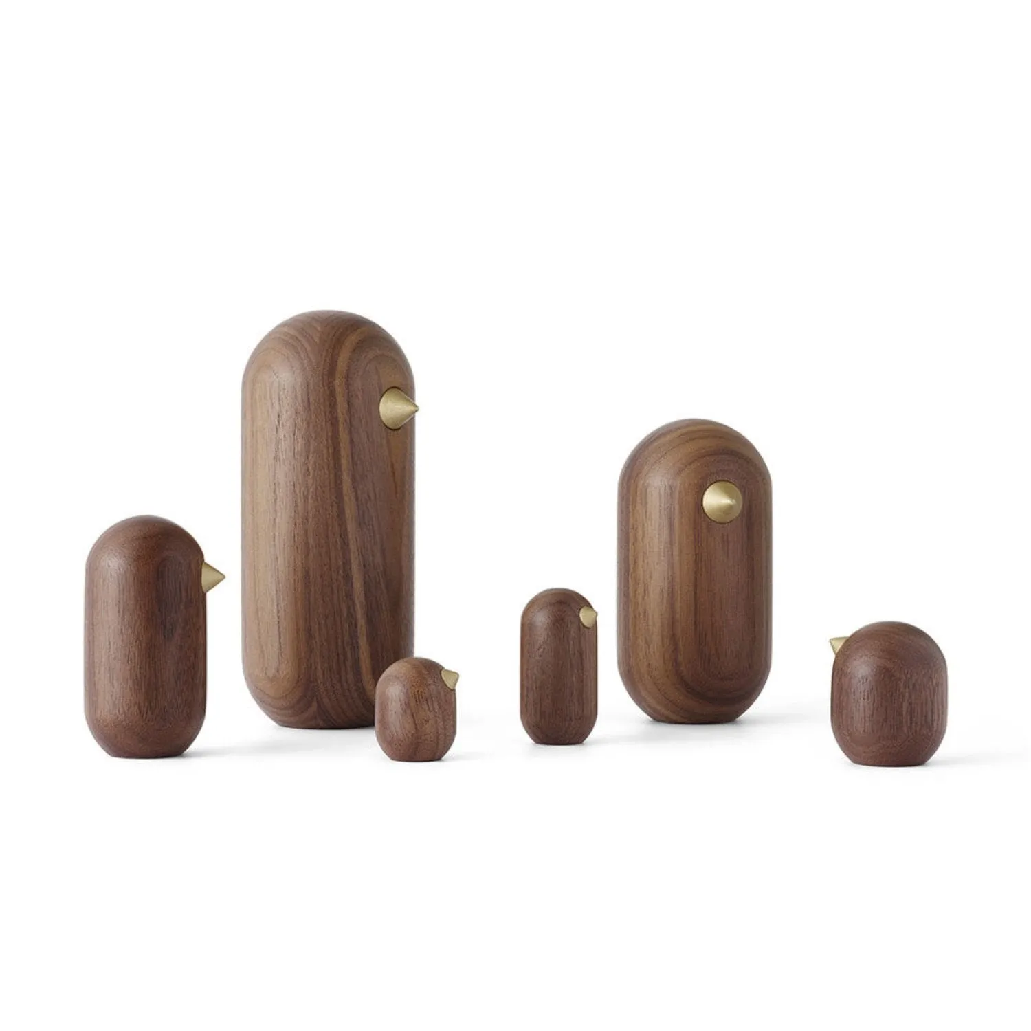 normann copenhagen | little bird | walnut 13.5cm
