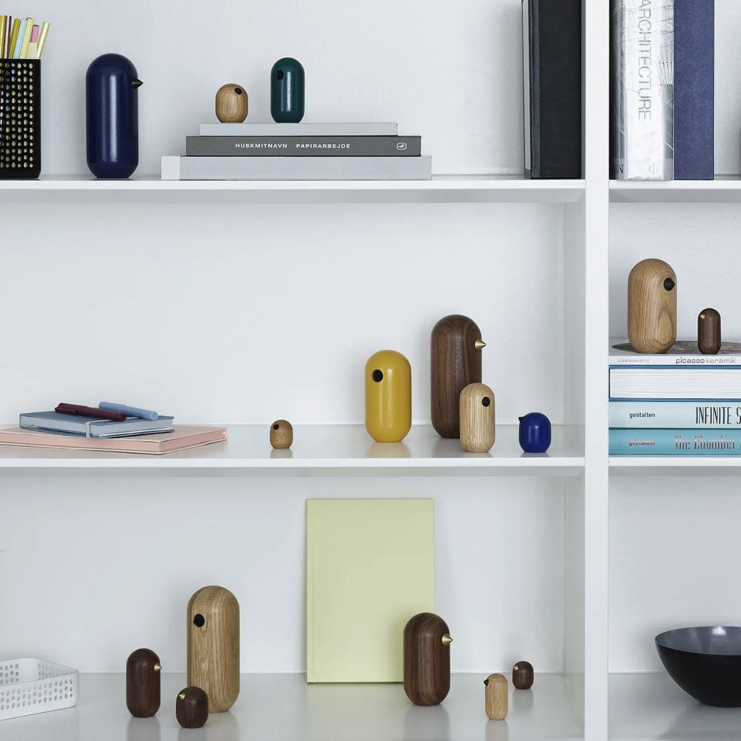normann copenhagen | little bird | walnut 13.5cm