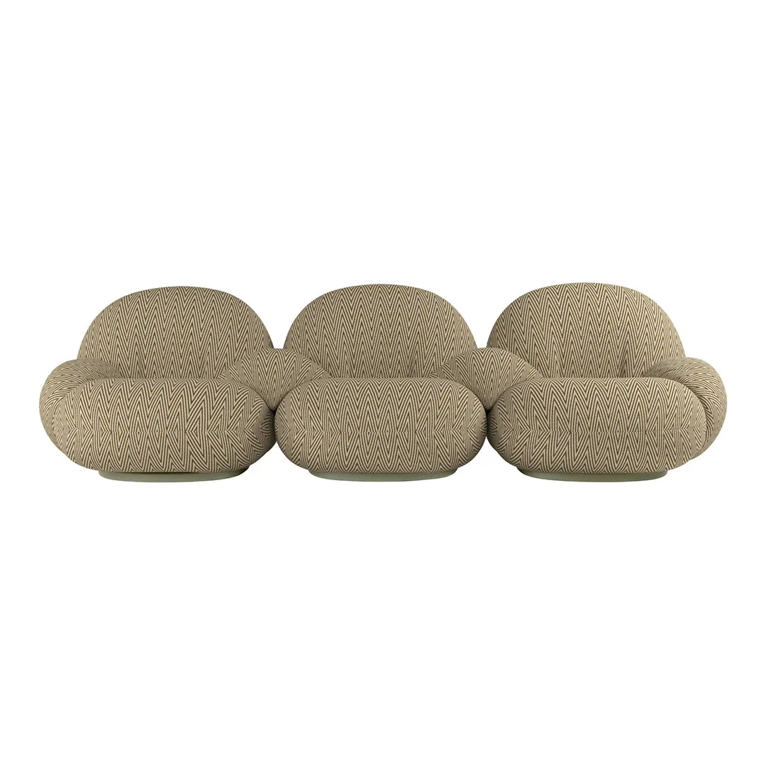 Pacha Outdoor Sofa - w/ Armrests & Middle Armrest
