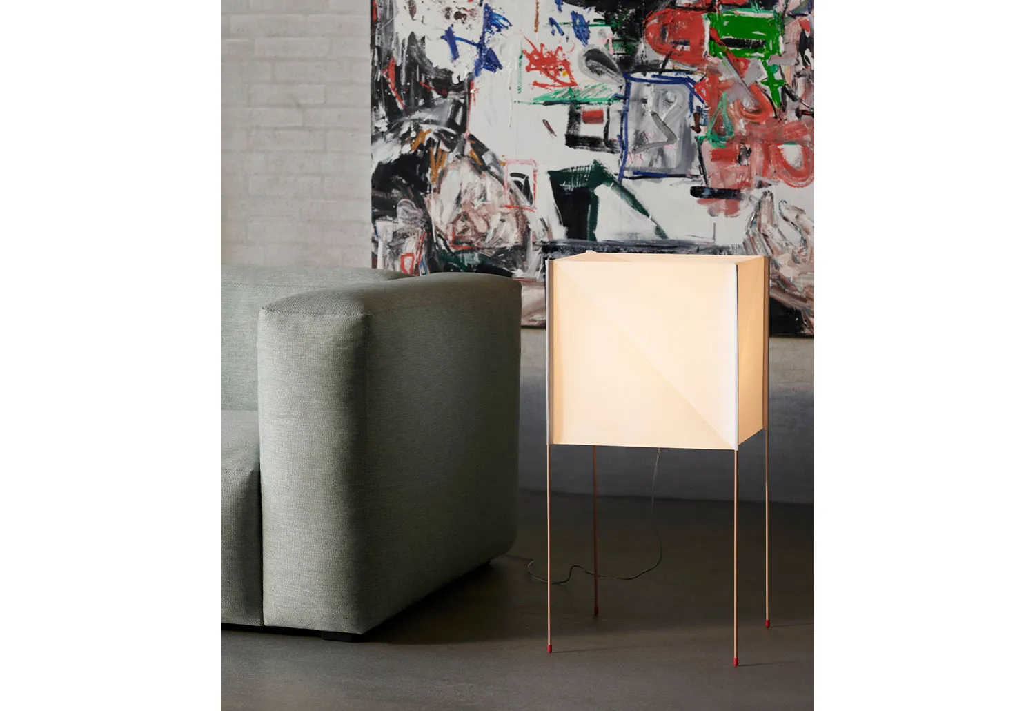 Paper Cube Floor Lamp