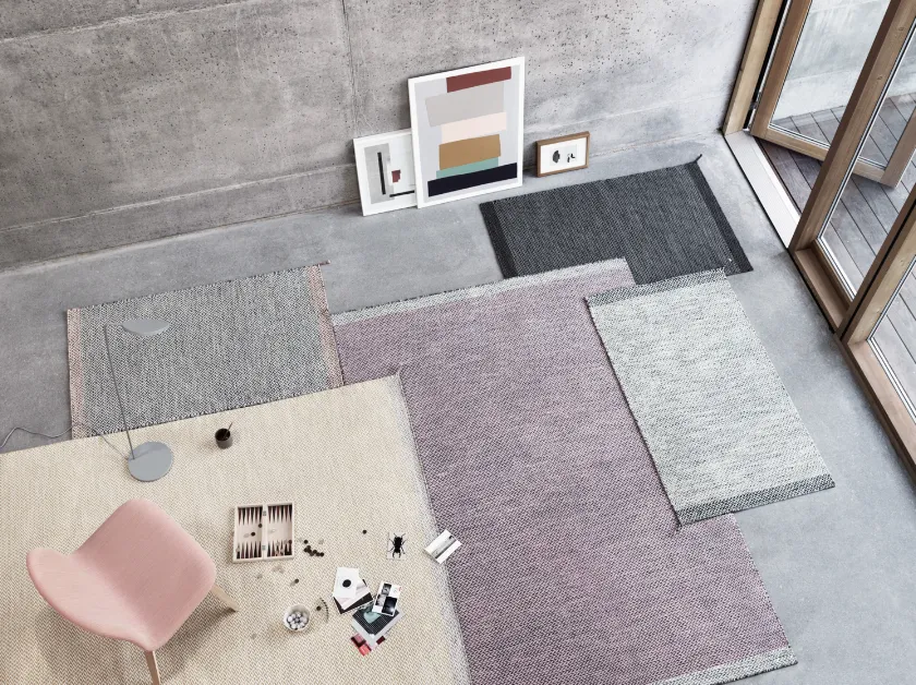 Ply Rug / 140 x 85 CM / 55 x 33" - Rose