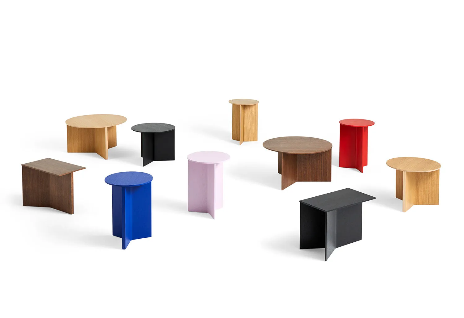 Slit Table Wood | Oblong