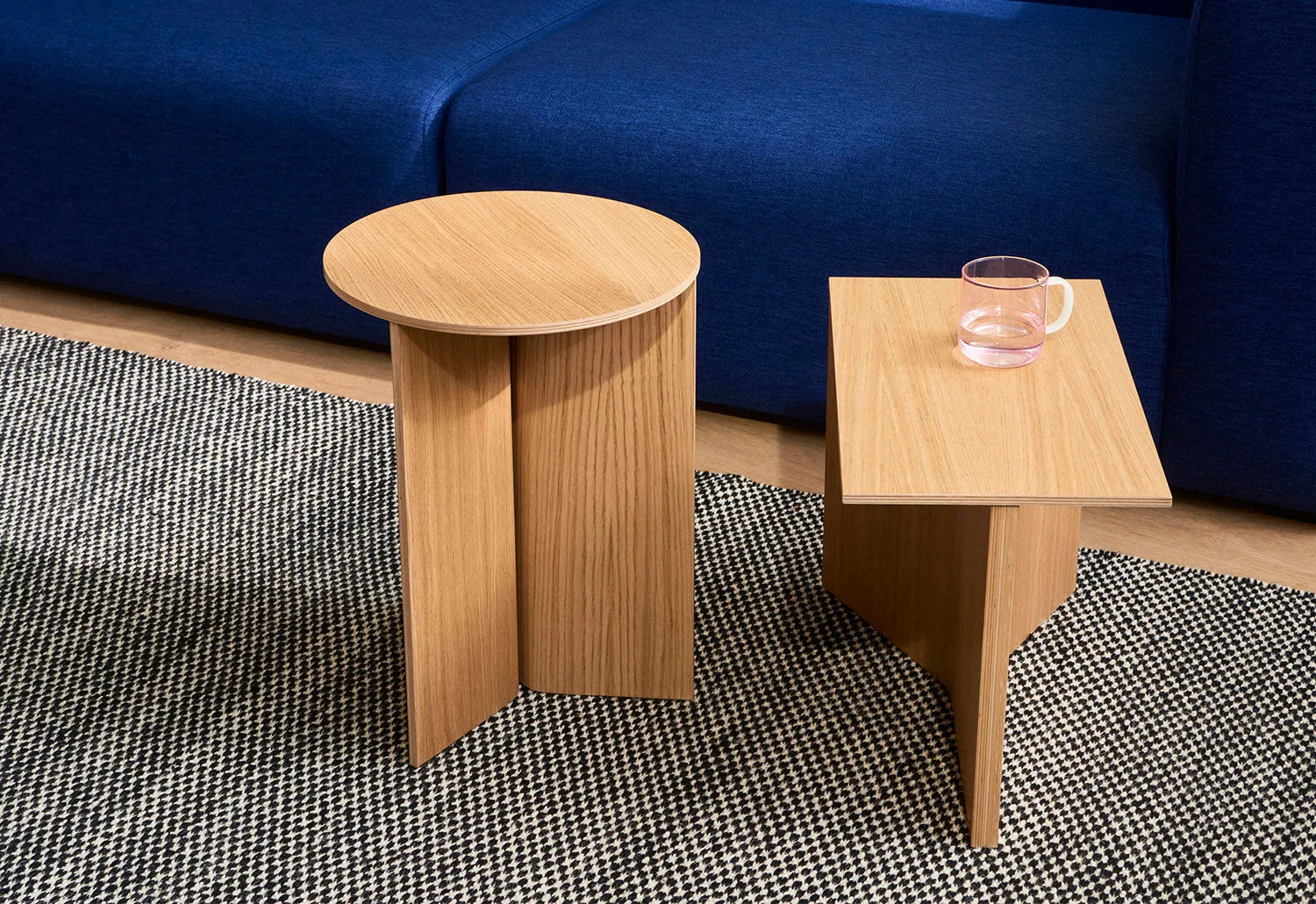 Slit Table Wood | Oblong