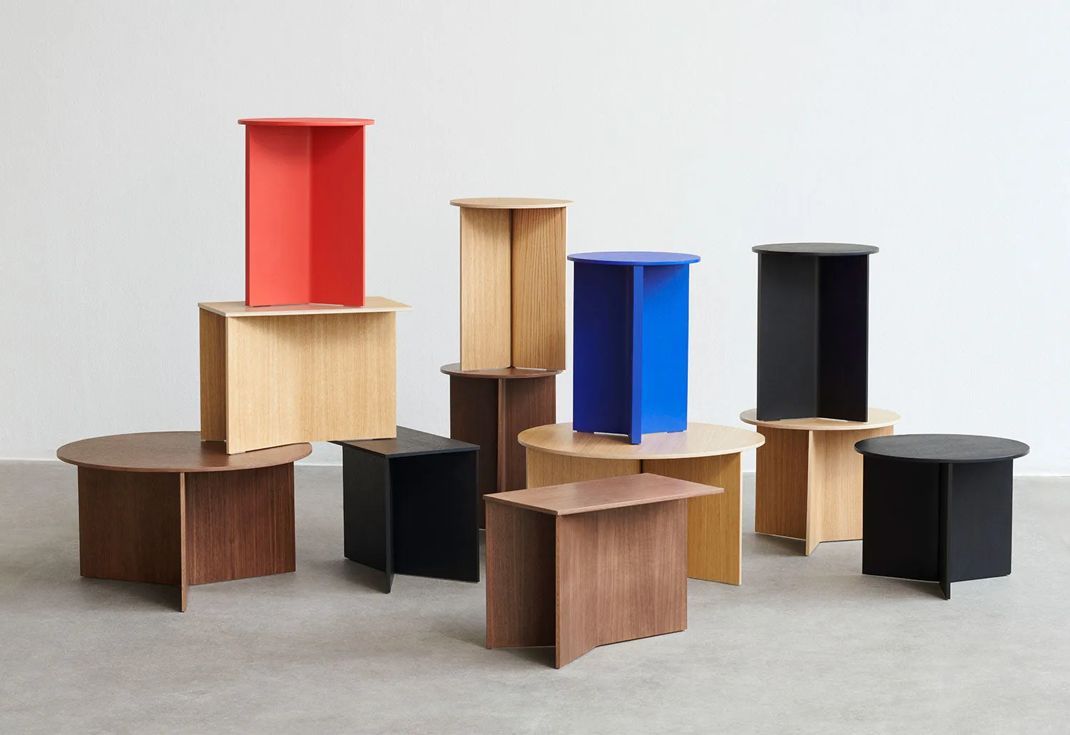 Slit Table Wood | Oblong
