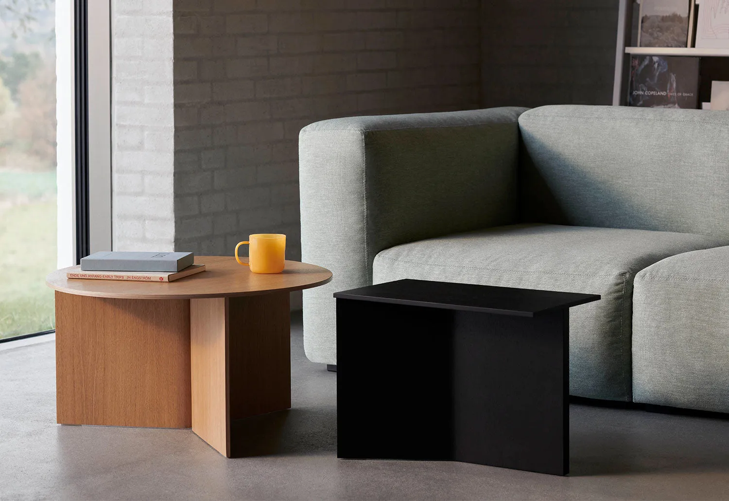 Slit Table Wood | Oblong