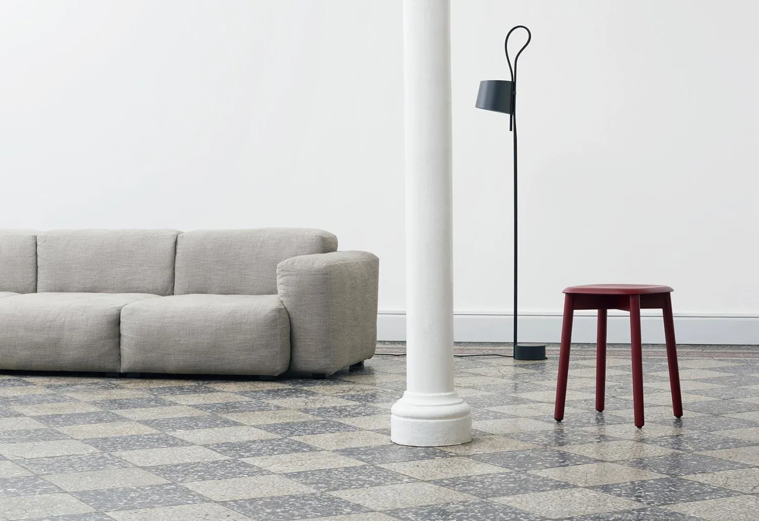 Soft Edge 72 Low Stool