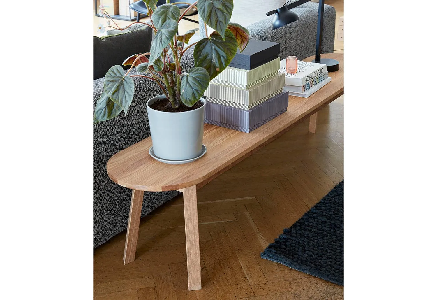 Triangle Leg Bench
